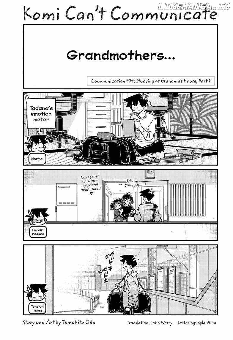 Komi-san wa Komyushou Desu Chapter 474 2